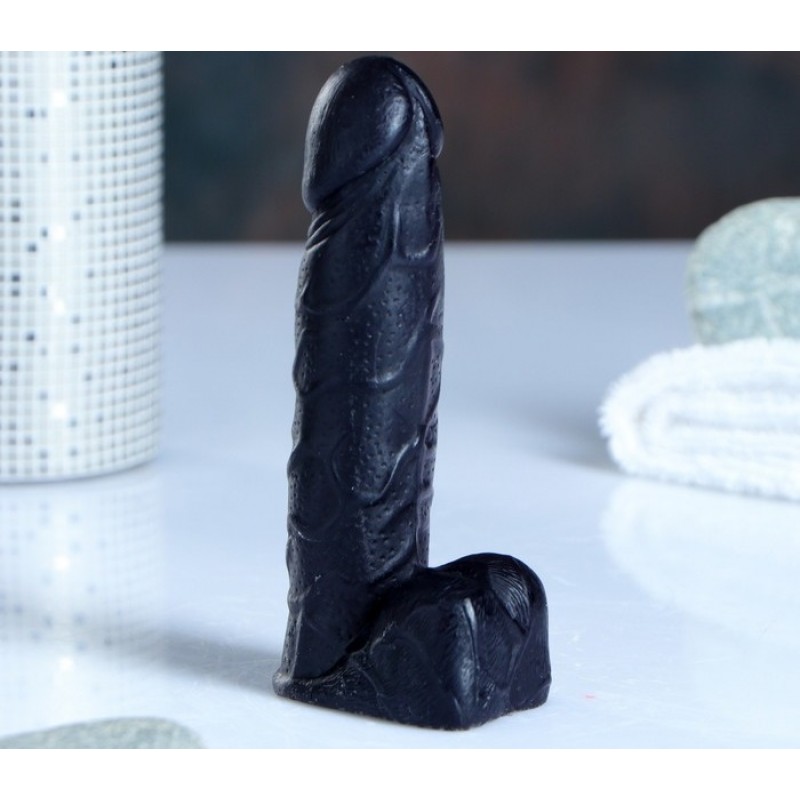 Фигурное мыло "Фаворит" чёрный, аромат Тропик, 11 см 95 г