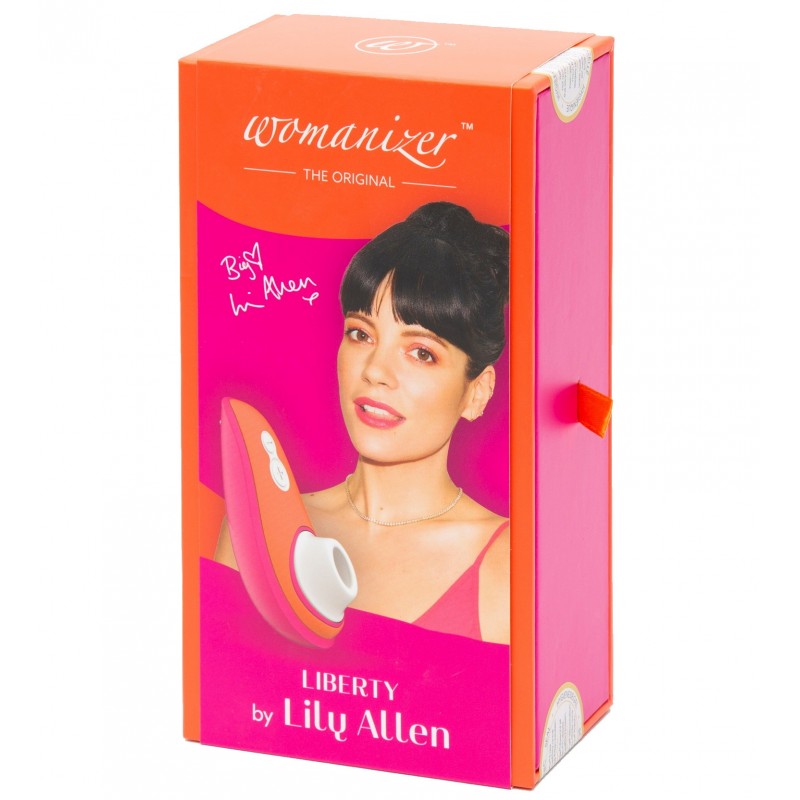 Бесконтактный вакуумно-волновой стимулятор клитора Womanizer Liberty by Lily Allen розовый